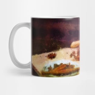 Coffee and Cloves - Cozy Cafe Impressionist Painting Mug